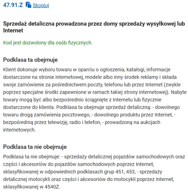 Kod PKD dla sprzedaży internetowej: Uniknij błędów przy rejestracji firmy Kod PKD dla sprzedaży internetowej: Uniknij błędów przy rejestracji firmy